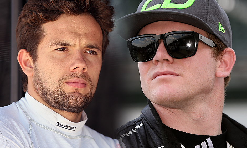 Carlos Munoz and Conor Daly