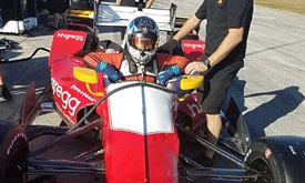 Thumbnail for Serralles a step closer to goal after Indy car test with Andretti