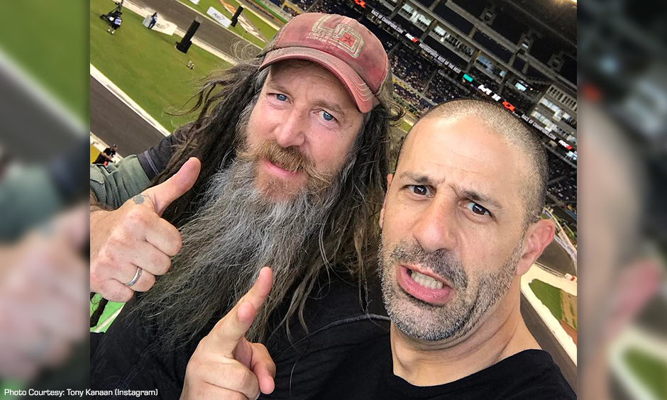 Tony Kanaan and Magnus Walker