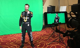 Thumbnail for INDYCAR drivers find ways to make media day routine more fun