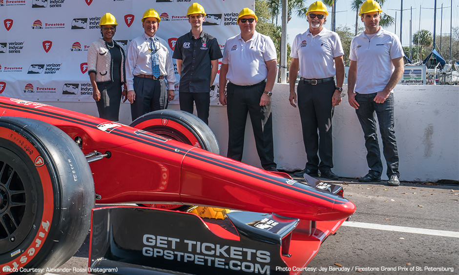 Firestone Grand Prix of St. Petersburg Track Build