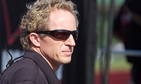 Thumbnail for Broadcaster Beekhuis also gets in his preseason work at open test