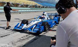 Thumbnail for Sports car star Taylor slides into Pagenaud's seat for Indy car test