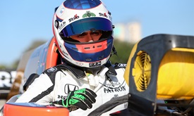 Thumbnail for Derani feels right at home testing Schmidt Peterson Motorsports car at Sebring