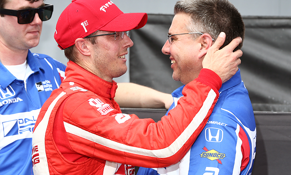 Sebastien Bourdais and Craig Hampson