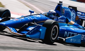 Thumbnail for Dixon leads St. Petersburg warmup; Hunter-Reay finds tire barrier