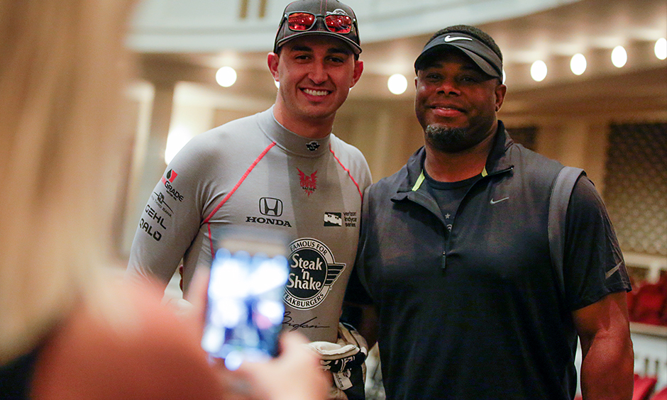 Graham Rahal and Ken Griffey Jr.