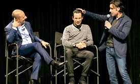 Thumbnail for Even in tribute, peers have fun with Castroneves, Kanaan