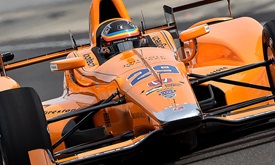 Thumbnail for Alonso learns that IMS oval test is anything but for the birds