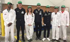 Thumbnail for Honda INDYCAR drivers make connection with Indiana plant associates