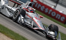 Thumbnail for Power breaks track record, earns 250th Indy car pole for Team Penske