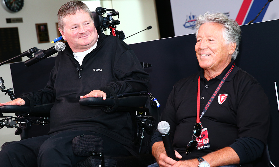 Sam Schmidt and Mario Andretti