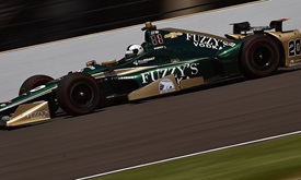 Thumbnail for Carpenter defies winds to lead Indianapolis 500 third practice day