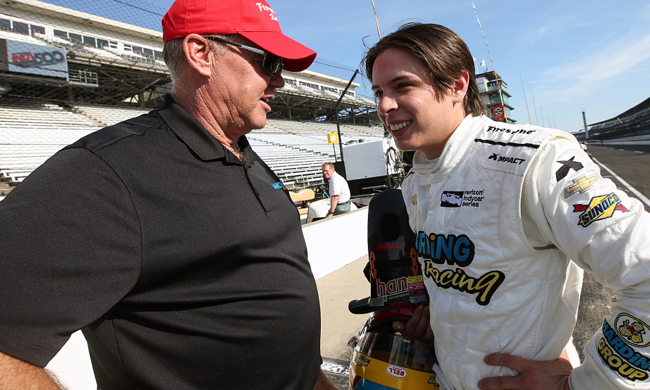 Gabby Chaves and Al Unser Jr.