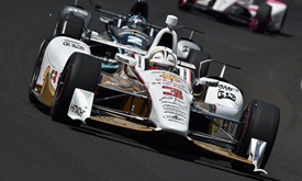 Thumbnail for Castroneves paces Miller Lite Carb Day practice in final Indy 500 tune-up