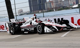 Thumbnail for Castroneves, Rahal swap fastest honors in Belle Isle practices