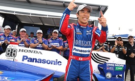 Thumbnail for Sato sets new track record, earns Verizon P1 Award for Belle Isle Race 2