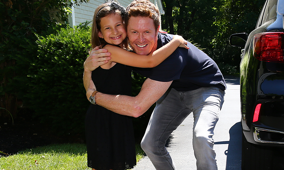 Scott Dixon and Lucy