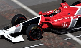 Thumbnail for New Indy car becomes real with initial test laps turned at IMS
