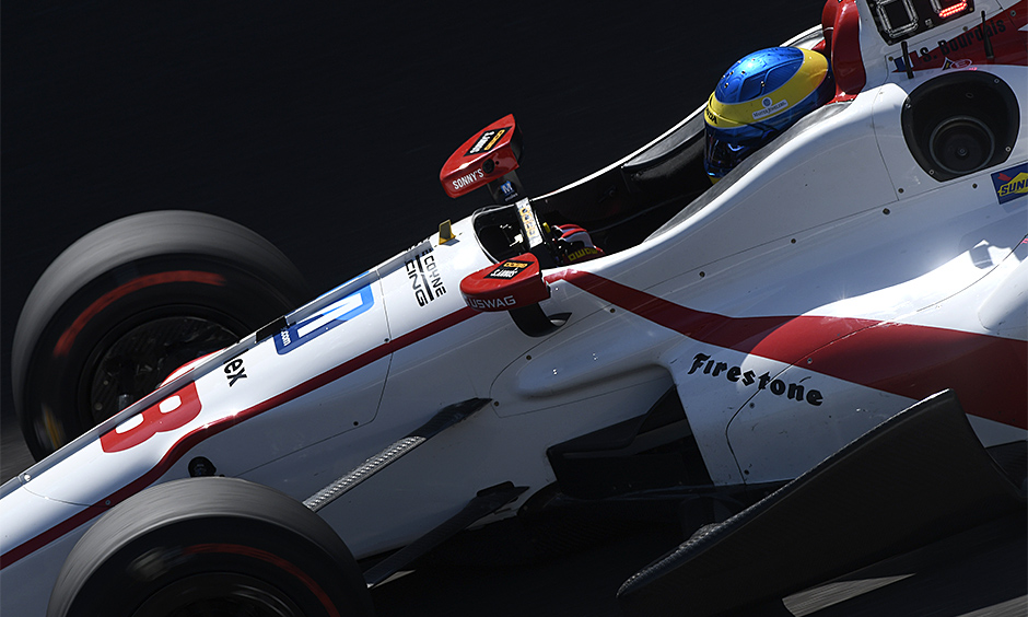 Sebastien Bourdais on track