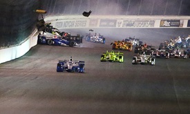 Thumbnail for Early Gateway crash takes out Power, Carpenter, Sato