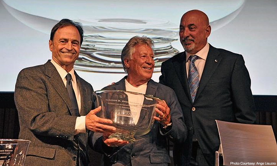 Peter Argetsinger, Mario Andretti, and Bobby Rahal