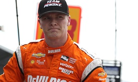 Thumbnail for Newgarden's pit exit 'error' tightens race for championship