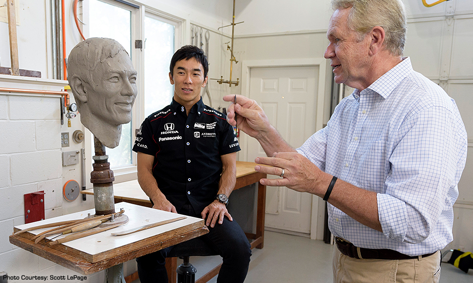 Takuma Sato and Will Behrends