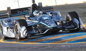 Thumbnail for Points leader Newgarden leads opening Sonoma practice