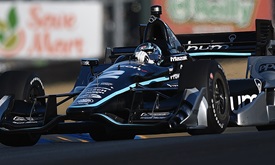 Thumbnail for Points leader Newgarden wins Sonoma pole with record lap