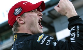 Thumbnail for Perfect Penske day ends with Pagenaud race win, Newgarden crown