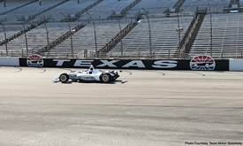 Thumbnail for Dixon, Hinchcliffe turn valuable oval laps for Honda, INDYCAR at Texas