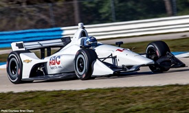 Thumbnail for Kanaan gets chance to learn universal kit at Sebring test