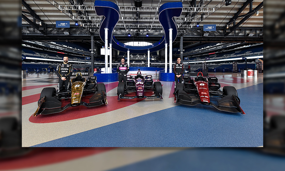 James Hinchcliffe, Jack Harvey, and Robert Wickens