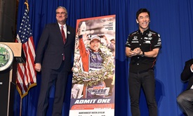 Thumbnail for Notes: Sato continues 70-year Indy 500 tradition with ticket unveiling