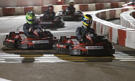 Thumbnail for Bourdais works overtime to make sure Kart4Kids event sets record 