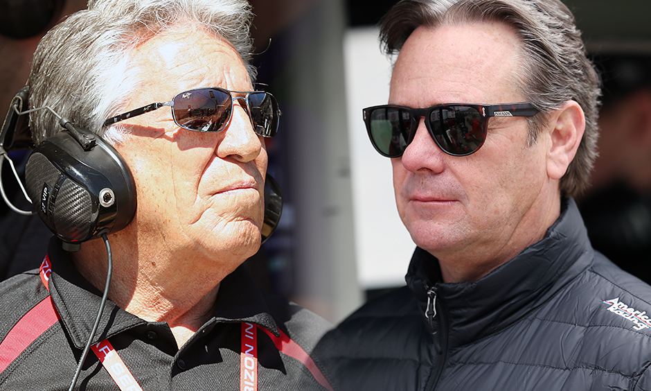 Mario Andretti and Jimmy Vasser