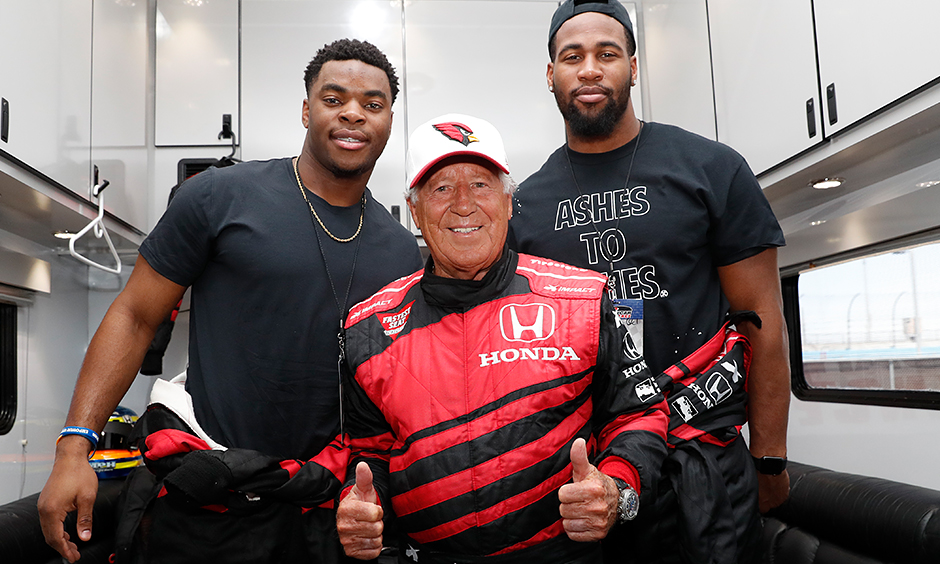 Mario Andretti, Rudy Ford, and Hasson Riddick
