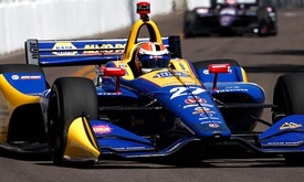 Thumbnail for Rossi keeps on charging in second Long Beach practice