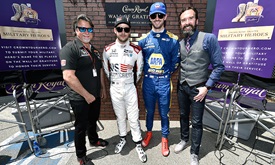 Thumbnail for Long Beach notes: Andretti teams with Crown Royal Wall of Gratitude