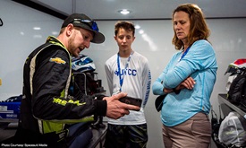 Thumbnail for Kimball shares advice, inspiration with tennis legend Shriver's son