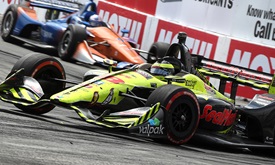 Thumbnail for Series of issues ruin Bourdais' bid at Long Beach