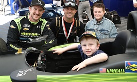 Thumbnail for Thanking firefighter, finishing 10th, make Kimball's day at Long Beach