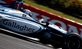 Thumbnail for Penskes set pace, Chilton strong in opening Barber practice