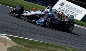 Thumbnail for Newgarden edges Penske teammate Power for Barber pole