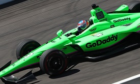 Thumbnail for Delayed but undaunted, Patrick completes Indy 500 refresher test