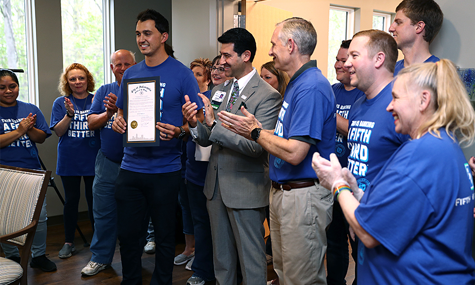 Graham Rahal and Dr. Hossain Mirandi