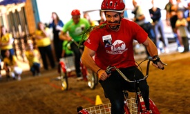 Thumbnail for Drivers have fun horsin' around at #Horsepower500 fundraiser