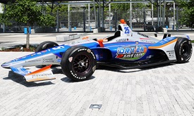 Thumbnail for Wilson unveils Indy 500 car with transplant waiting list names