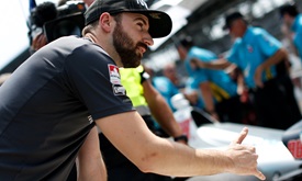 Thumbnail for Hinchcliffe returns to cheer on teammates, says Indy ride not on horizon